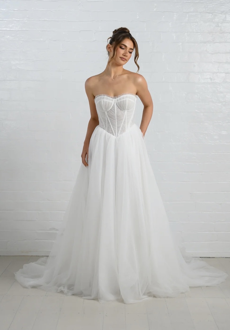 Magdalen wedding dress detail