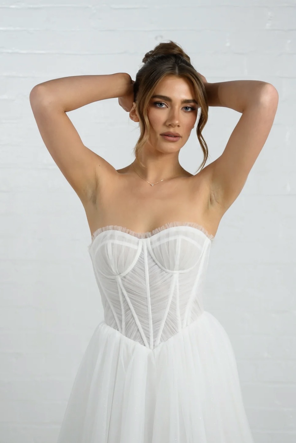 Magdalen wedding dress detail