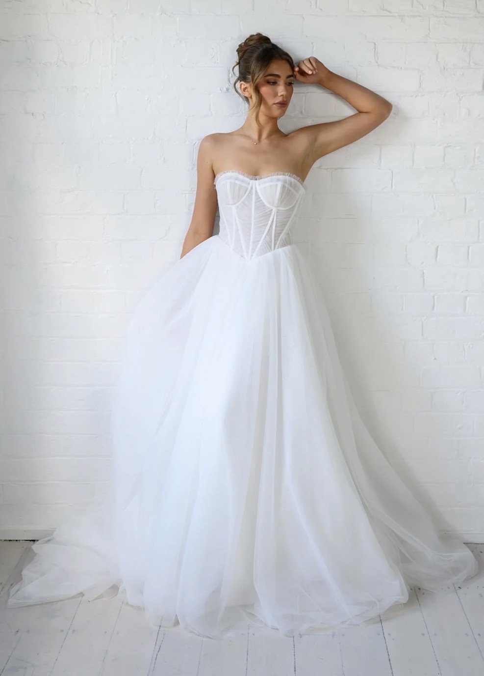 Magdalen wedding dress detail