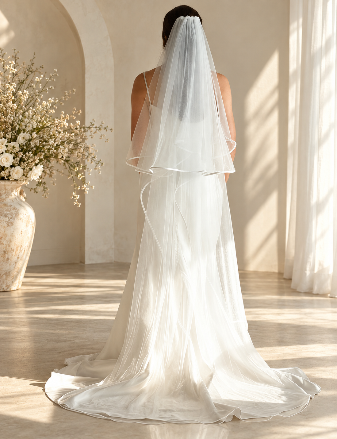 Juliette — Chapel Blusher Veil