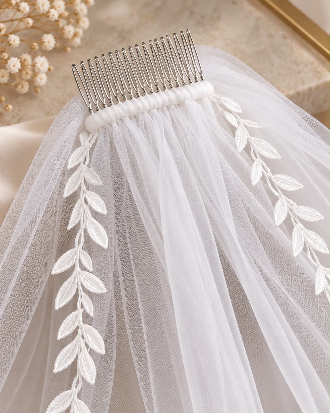 Olive 1m Veil wedding veil NZ photo 6