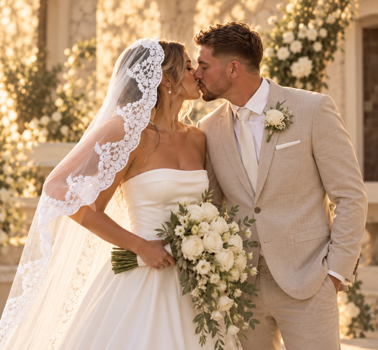 Arabella — Chapel Mantilla Style Veil wedding veil NZ photo 7