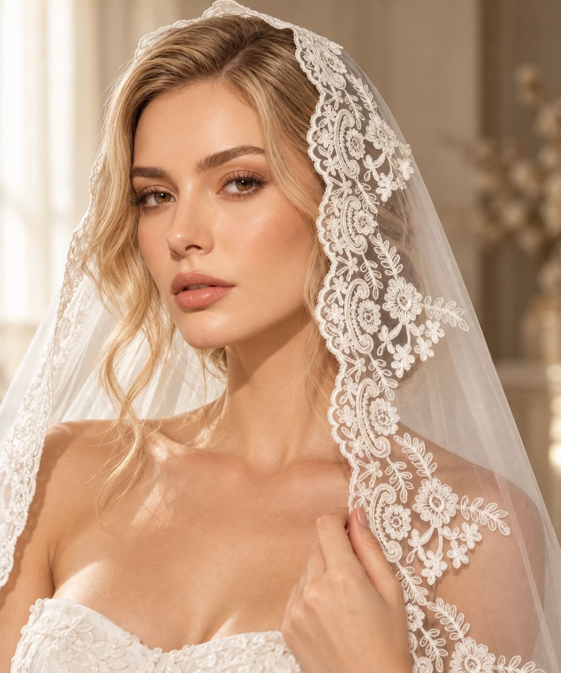 Classic — Cathedral Mantilla Veil