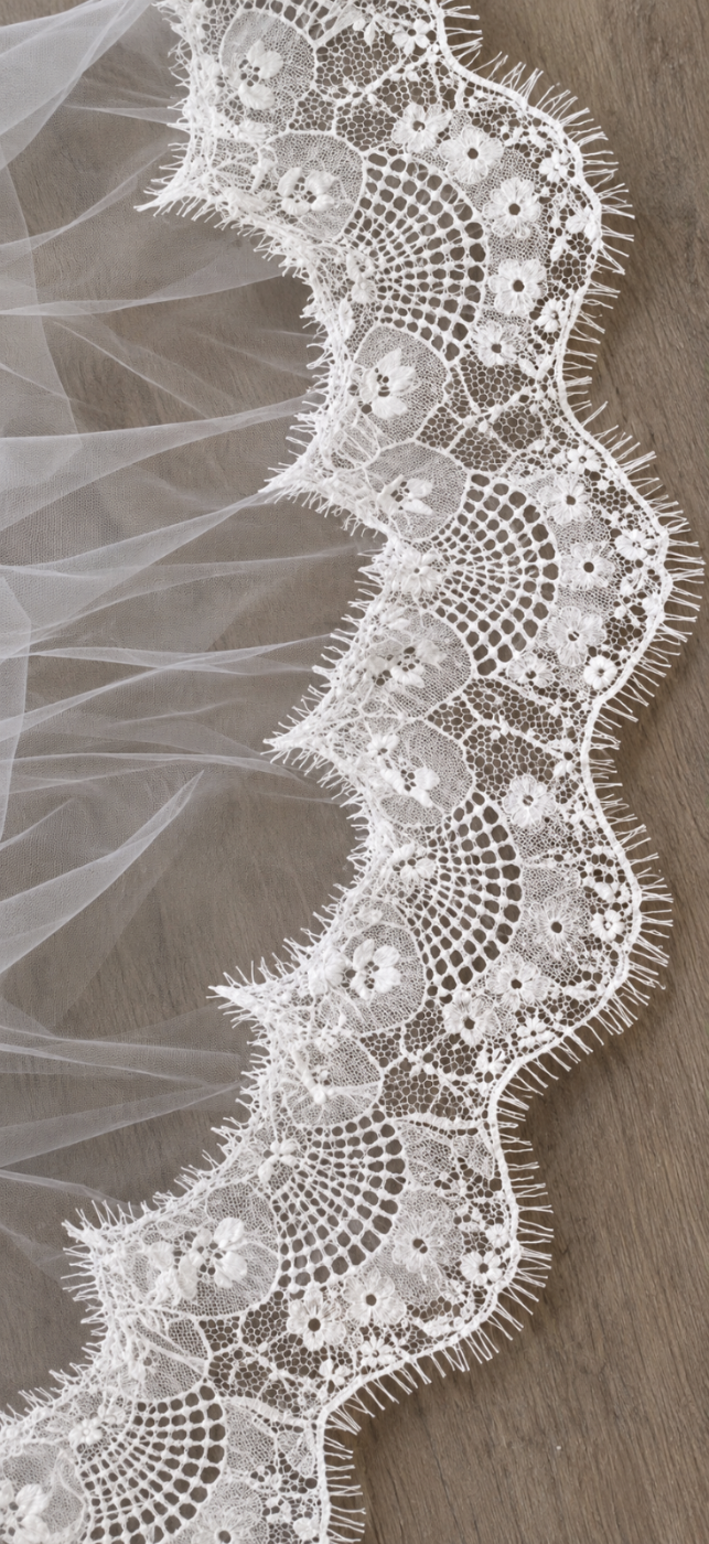 Lucia Chapel Blusher Veil wedding veil NZ photo 3