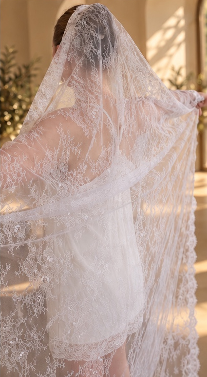 How Different Wedding Veils Can Completely Change the Look of Your Dress